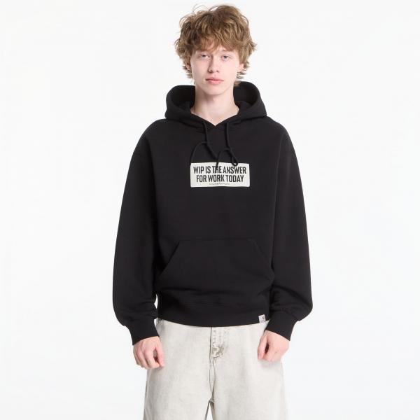 Mikina Carhartt WIP Hooded Bumper Sticker Sweat UNISEX Black XS