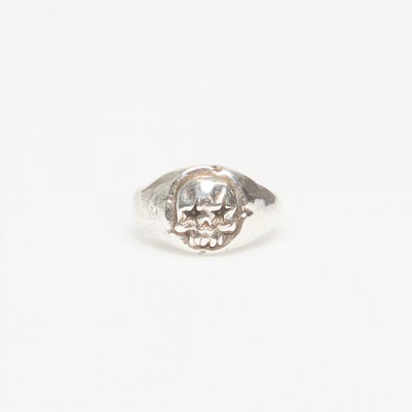 Prsten TwoJeys Skull Signet Ring Silver 54 mm