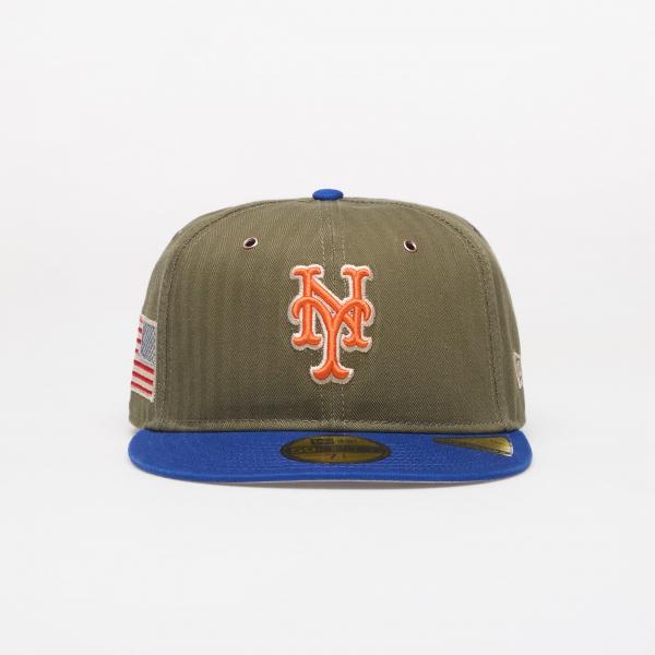 Kšiltovka New Era 59FIFTY MLB American Herringbone New York Mets Official Team Color 7 1/4