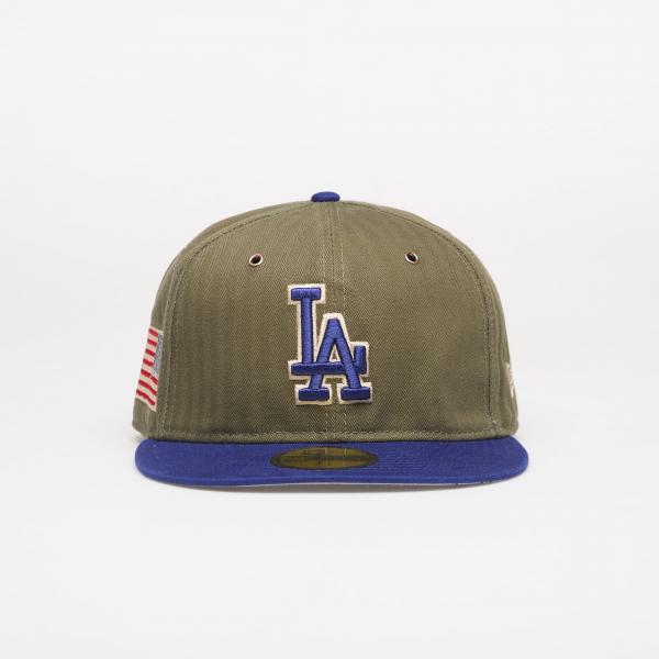 Kšiltovka New Era 59FIFTY MLB American Herringbone Los Angeles Dodgers Official Team Color 7 1/2