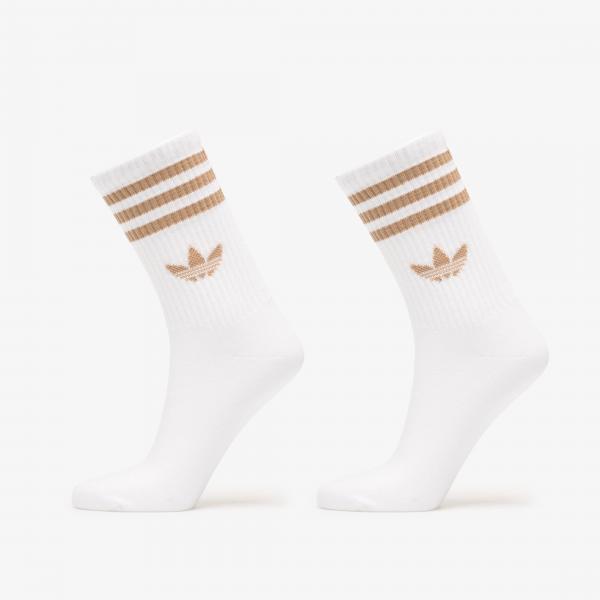 Ponožky adidas 3-Stripes Crew Socks 3-Pack White/ Cardboard XL
