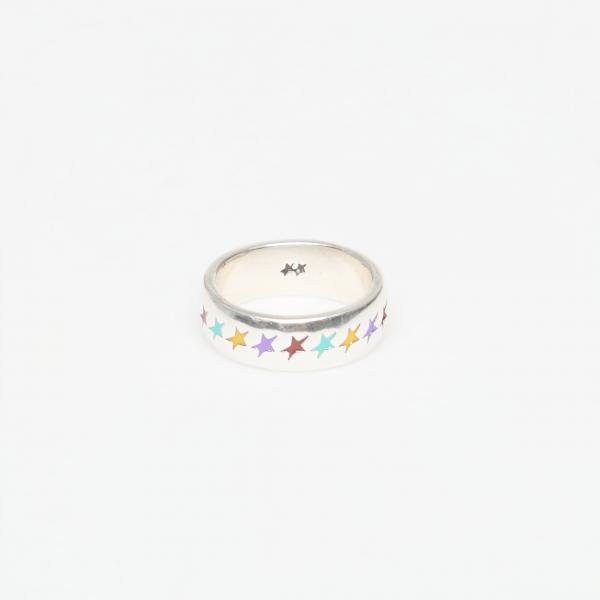 Prsten TwoJeys Enameled Multicolor Starline Ring M Silver 50 mm