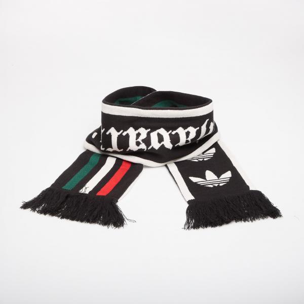 adidas x Willy Chavarria Soccer Scarf Black/ Better Scarlet/ Collegiate Green Universal