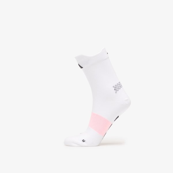 Ponožky adidas Running ADIZERO Quarter Sock White/ Black M
