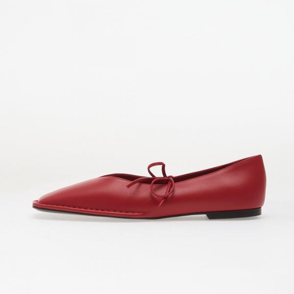 Tenisky Alohas Sway Red Leather Ballet Flats Red EUR 38