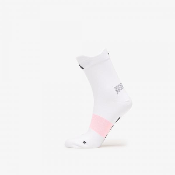 Ponožky adidas Running ADIZERO Quarter Sock White/ Black L