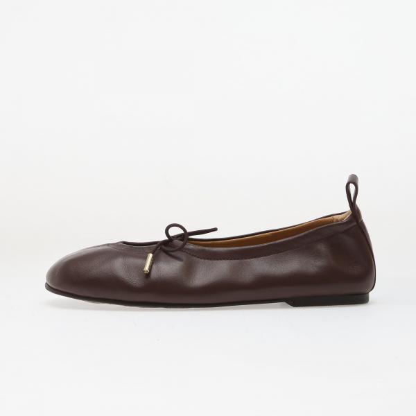 Tenisky Alohas Rosalind Brown Leather Ballet Flats Coffee Brown EUR 37