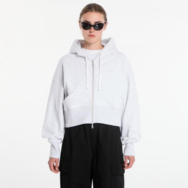 Mikina Dime Cropped Zip Hoodie Ash XL