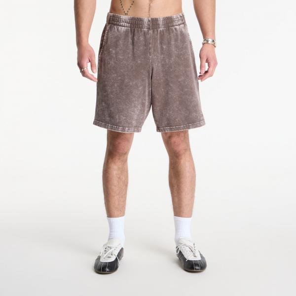 Šortky Dime Classic Jersey Sweatshorts Brown Washed M