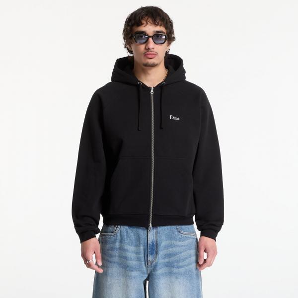 Mikina Dime Classic Small Logo Zip Hoodie UNISEX Black M