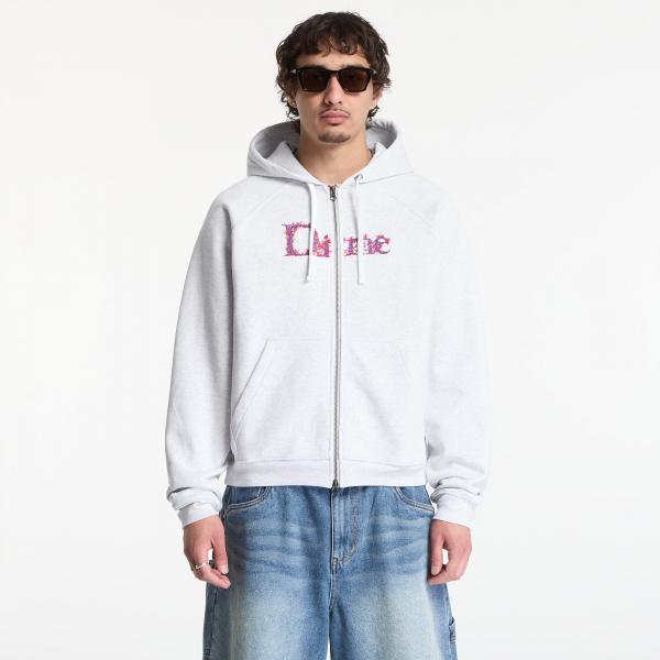 Mikina Dime Classic Veins Zip Hoodie UNISEX Ash S