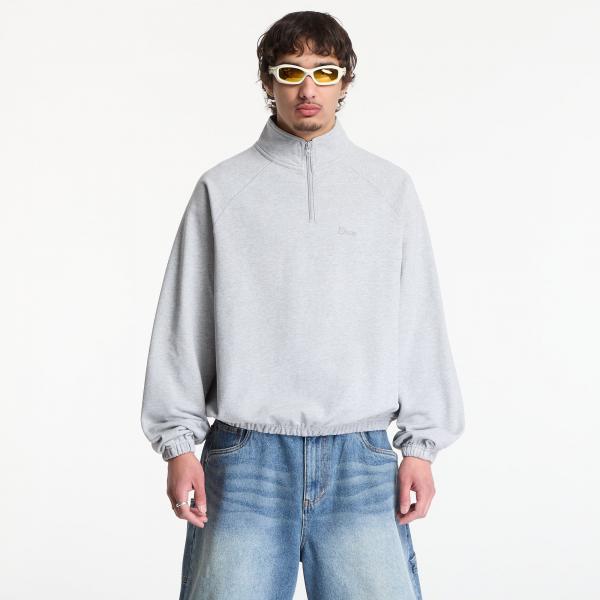 Mikina Dime Classic Terry Quarter Zip UNISEX Heather Gray M
