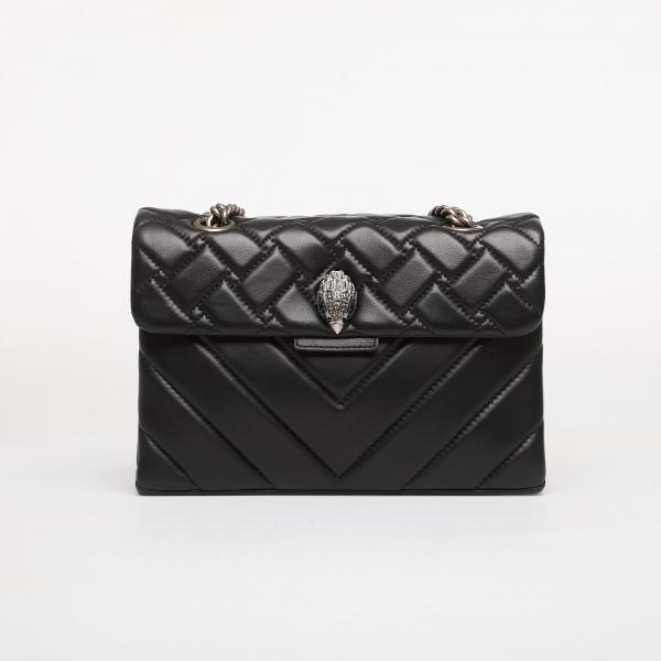 Kabelka Kurt Geiger Leather Kensington X Bag Black/ Comb Universal
