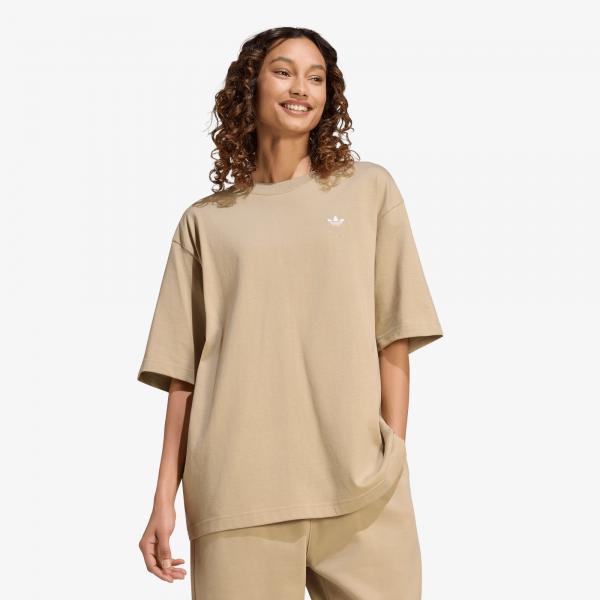 Tričko adidas Essentials Boyfriend T-Shirt Khaki Three XS