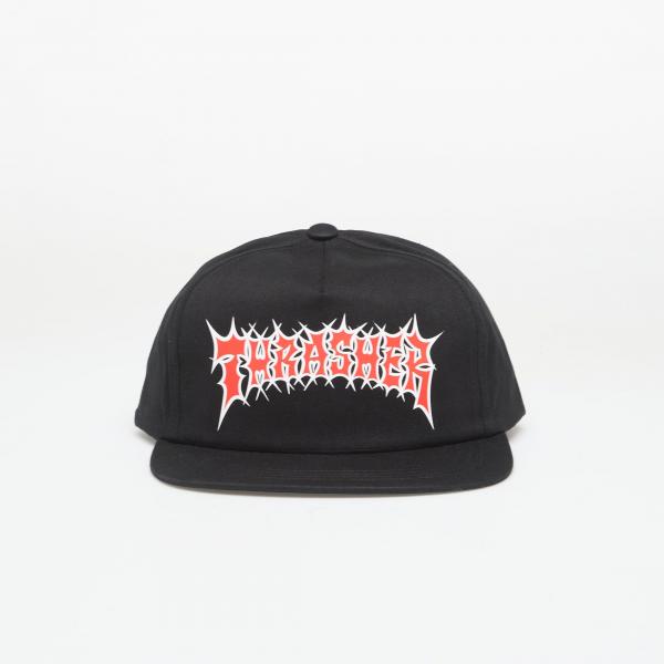 Kšiltovka Thrasher Spikey Snapback Black Universal
