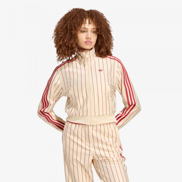 Bunda adidas Reversible Firebird Track Top Warm Vanilla/ Team Victory Red S