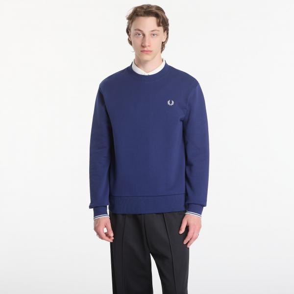 Mikina Fred Perry Crew Neck Sweatshirt Blue M