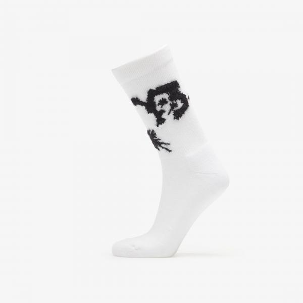 Ponožky Y-3 CHITO Graphic Crew Socks White S