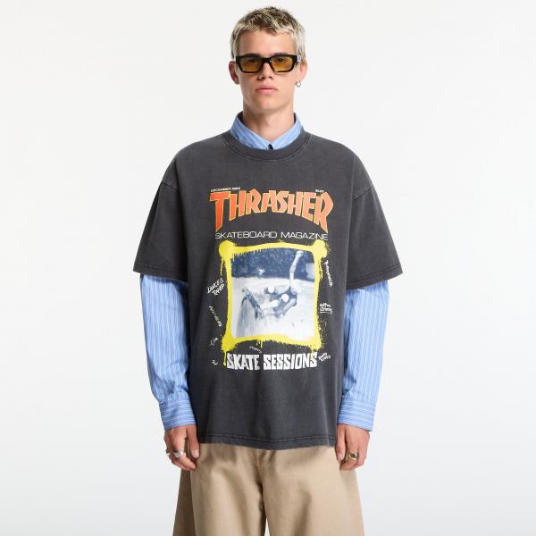 Tričko Thrasher December 1983 Vintage T-Shirt Black S