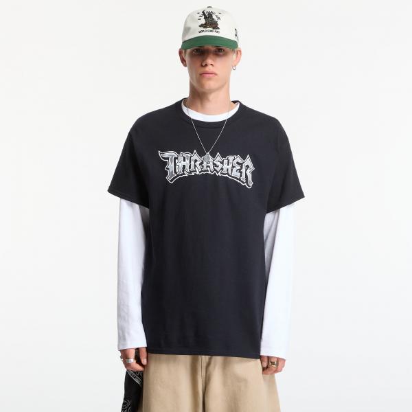 Tričko Thrasher Cruisin' T-Shirt Black L