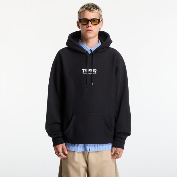 Mikina Thrasher Heavyweight Embroidered Mag Logo Hoodie Black S