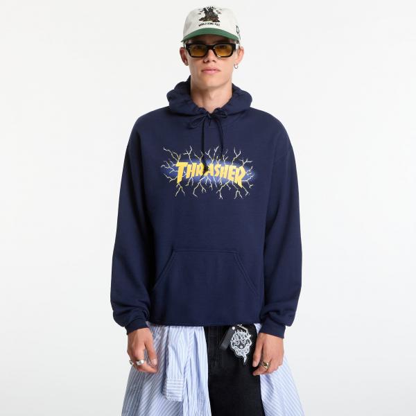Mikina Thrasher Lightning Hoodie Blue M