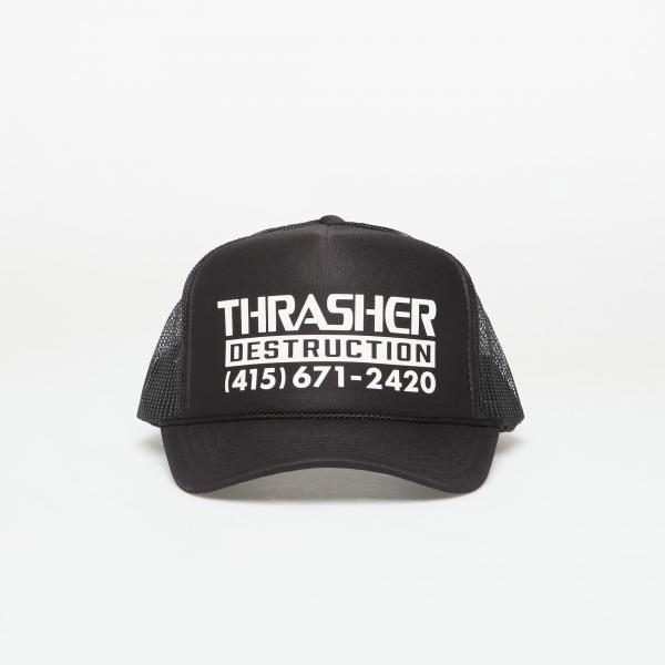 Kšiltovka Thrasher Destruction Trucker Black Universal