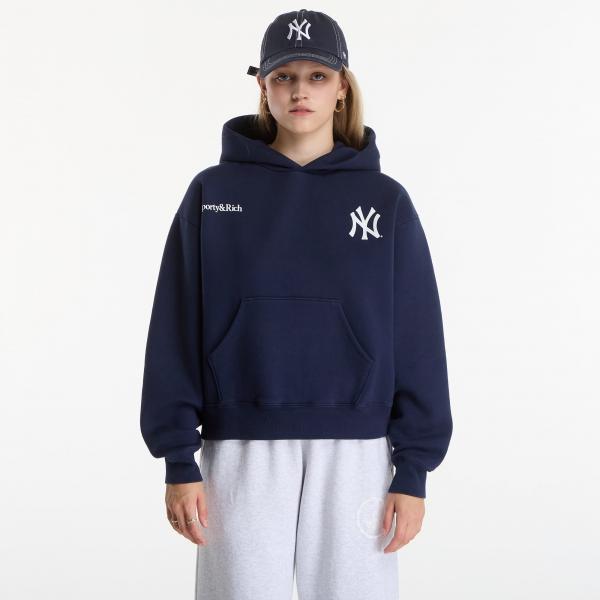 Mikina Sporty & Rich Yankees Curve Hoodie UNISEX Dark Navy L