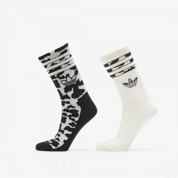 Ponožky adidas Animal Graphic Crew Sock 2-Pack Off White/ Black S