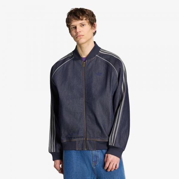 Bunda adidas SST Adicolor Denim Tracktop Indigo Denim M