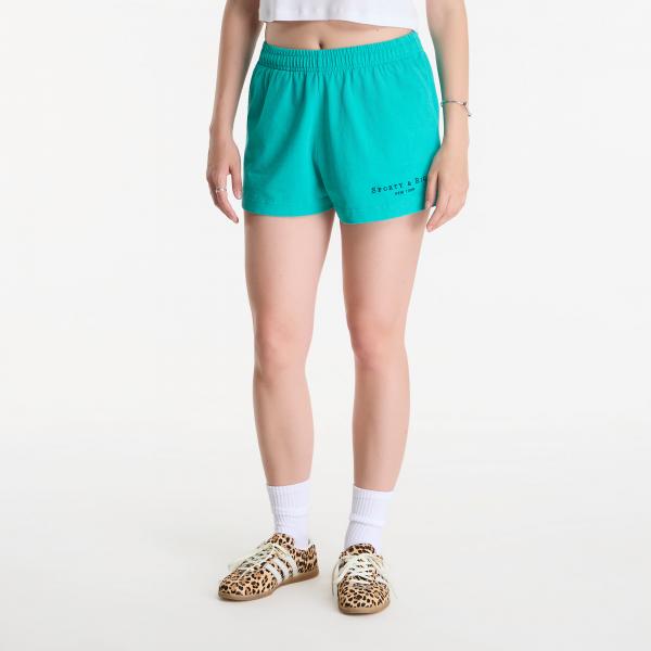 Šortky Sporty & Rich Title Embroidered Disco Short Amalfi Green S