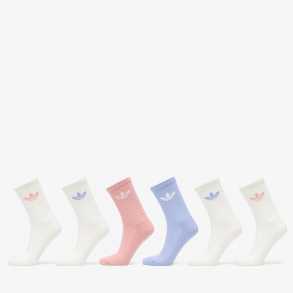 Ponožky adidas Trefoil Crew Sock Cushion 6-Pack Chalk Blue L