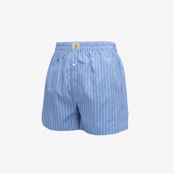 Boxerky Carhartt WIP Cotton Boxer Keene Stripe, Curacao XXL