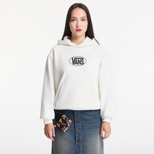 Mikina Vans Oval Logo Relaxed Pullover Marshmallow S