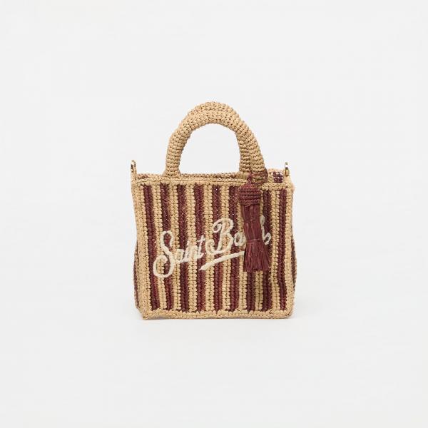 Kabelka MC2 Saint Barth Vanity Mini Raffia Bag Stripes Mini V Universal