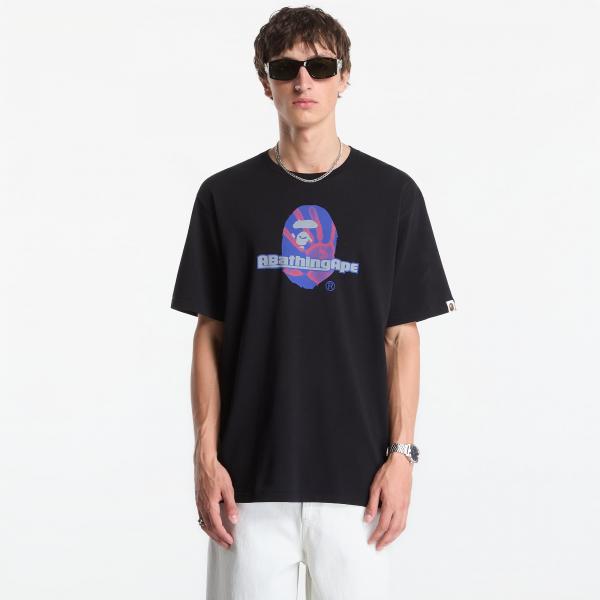 Tričko A Bathing Ape Handprint Ape Head Tee UNISEX Black XL