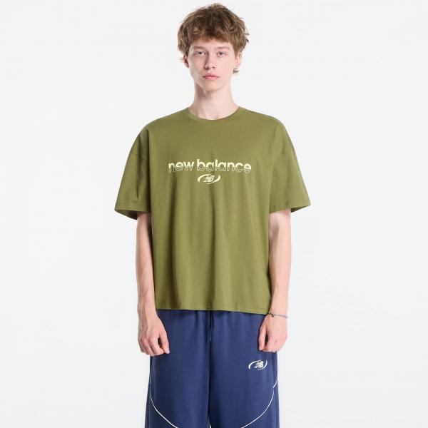 Tričko New Balance Trackside T-Shirt Sport Green XL