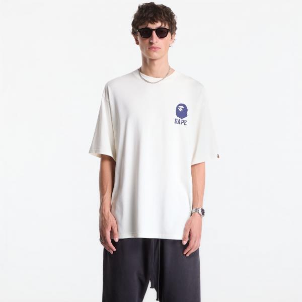 Tričko A Bathing Ape Lukewarm Water Logo Relaxed Fit Tee UNISEX Ivory S