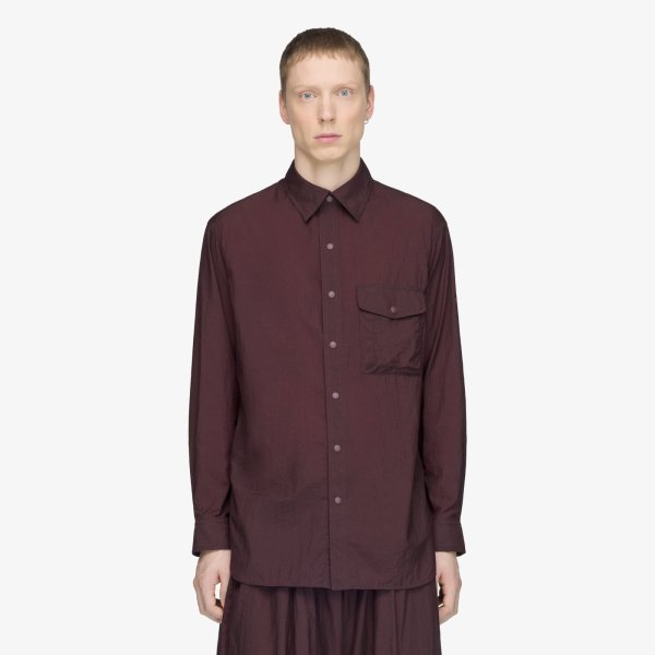 Košile Y-3 Gradient 3 Stripes Nylon Overshirt UNISEX Night Red S