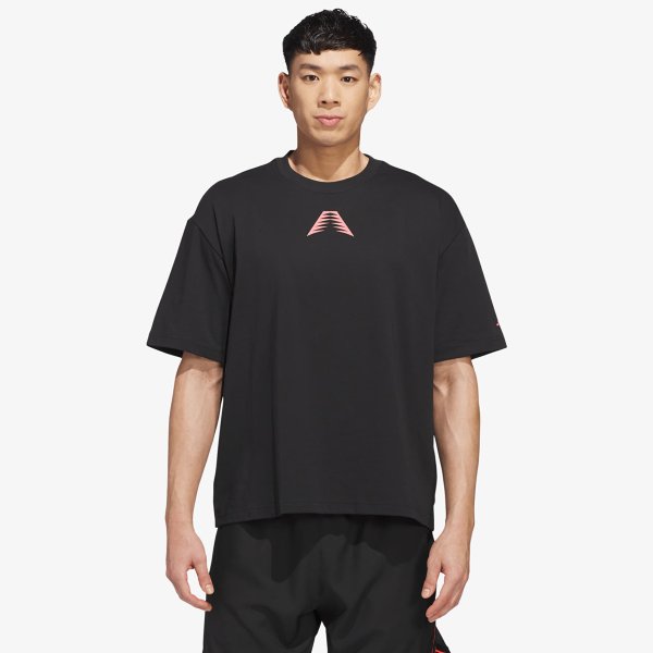 Tričko adidas Anthony Edwards Believe That Tee Black/ Solar Turbo L