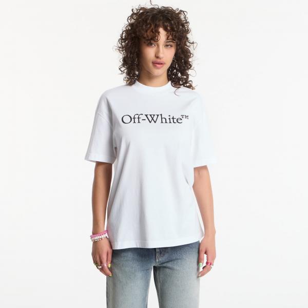 Tričko Off-White Big Logo Bookish Regular Tee White M