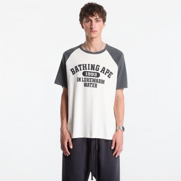 Tričko A Bathing Ape Bathing Ape Raglan Tee UNISEX Charcoal XL
