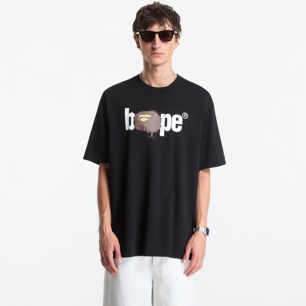 Tričko A Bathing Ape Graffiti Bape Logo Relaxed Fit Tee UNISEX Black M