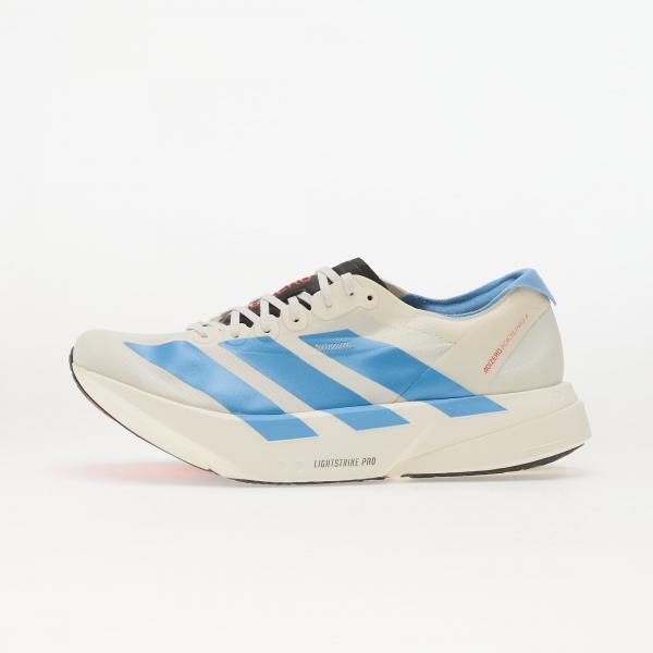 Tenisky adidas ADIZERO Adios Pro 4 Running Off White/ Light Blue/ Bright Red EUR 12