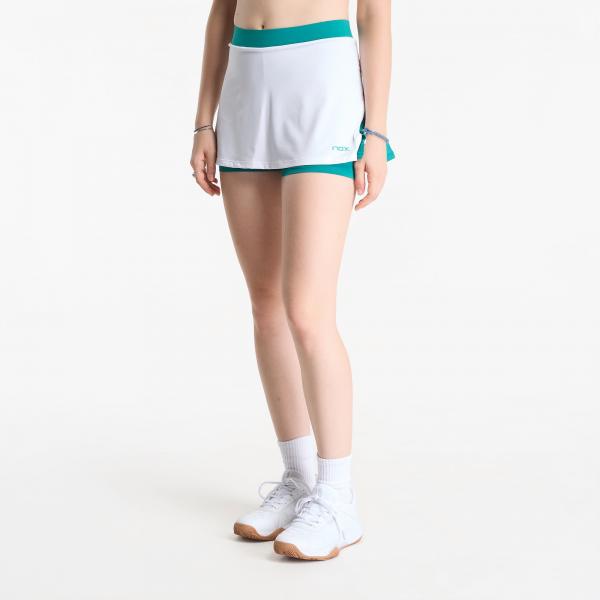 Sukně Nox Pro Skirt White/ Ivy Green M