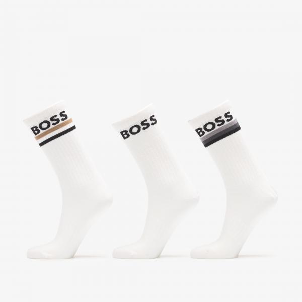Ponožky Hugo Boss 3-Pack QS Piquet Stripe Multicolor 39-42
