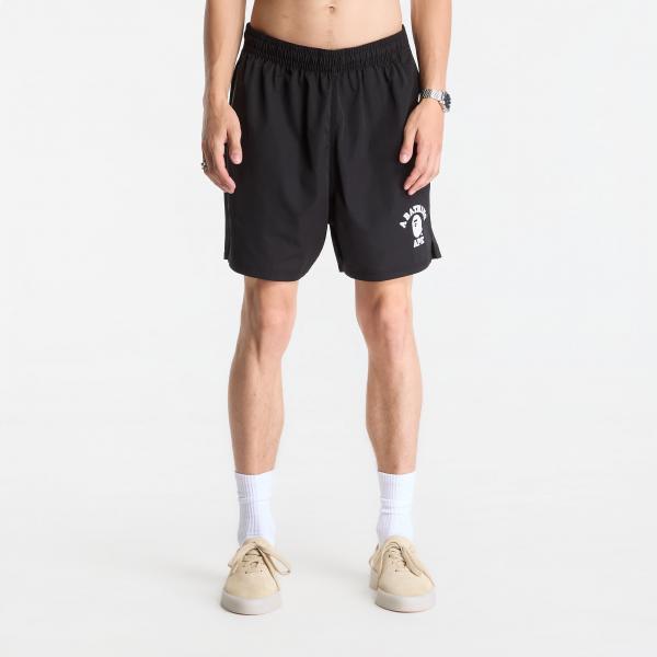 Šortky A Bathing Ape College Beach Relaxed Fit Shorts UNISEX Black XXL