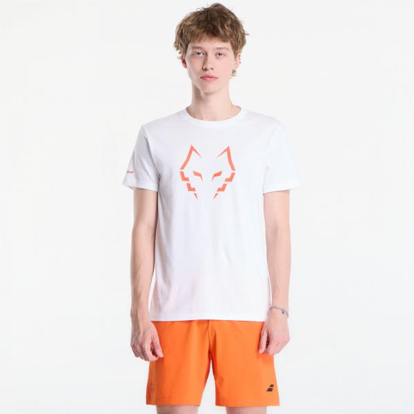 Tričko Babolat Cotton Tee Lebron White/ White XL