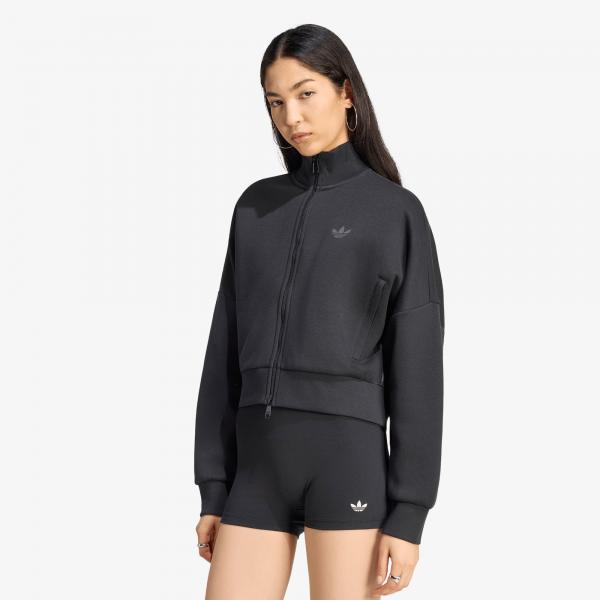 Mikina adidas Spacer Tracktop Black/ Black Reflective/ Night Grey S