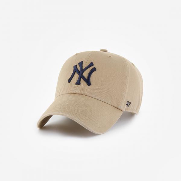 Kšiltovka '47 Brand MLB Clean Up Base Runner New York Yankees Beige Universal